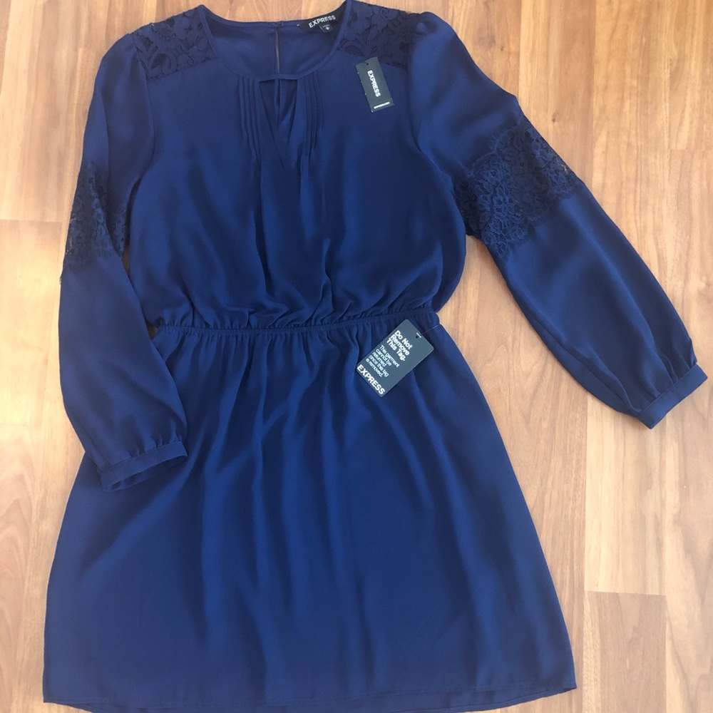 NWT Express Navy Dress